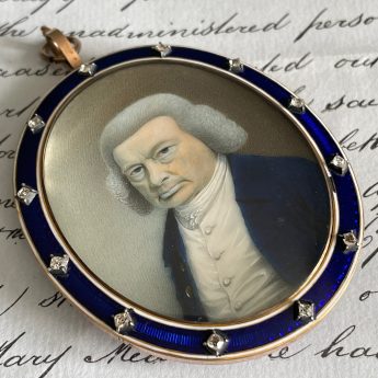 Thomas Richmond, characterful portrait miniature