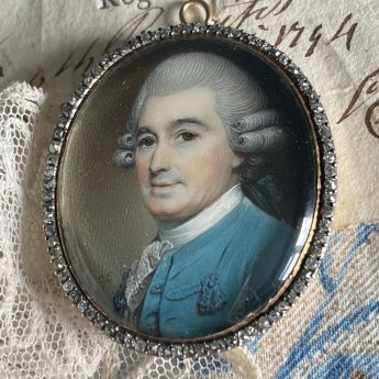 George Engleheart, a fine miniature portrait of a gentleman