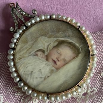 Mary Susan Yorke as a baby